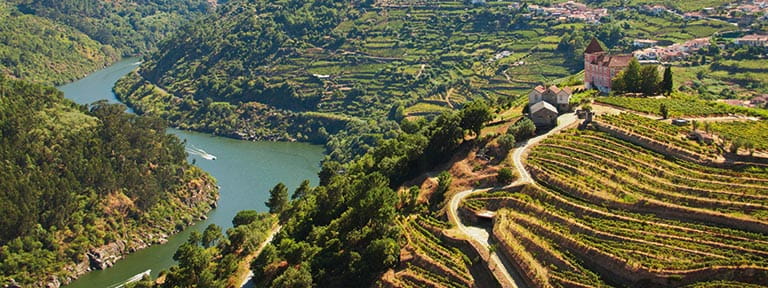 The winding Douro river